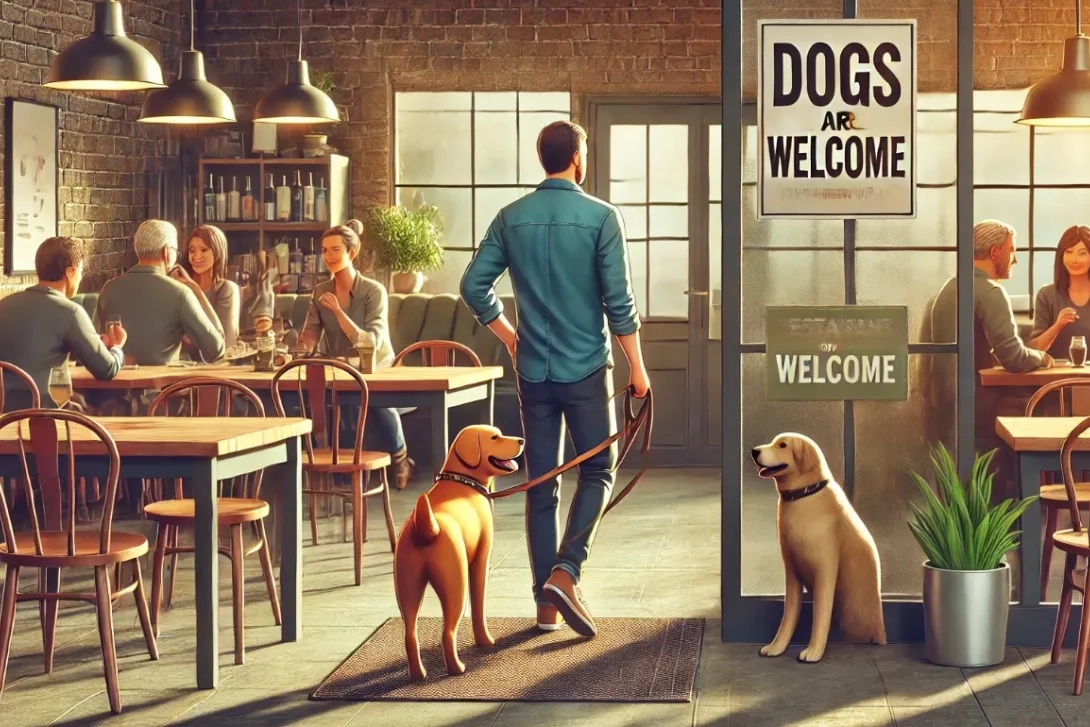 Perros en restaurante
