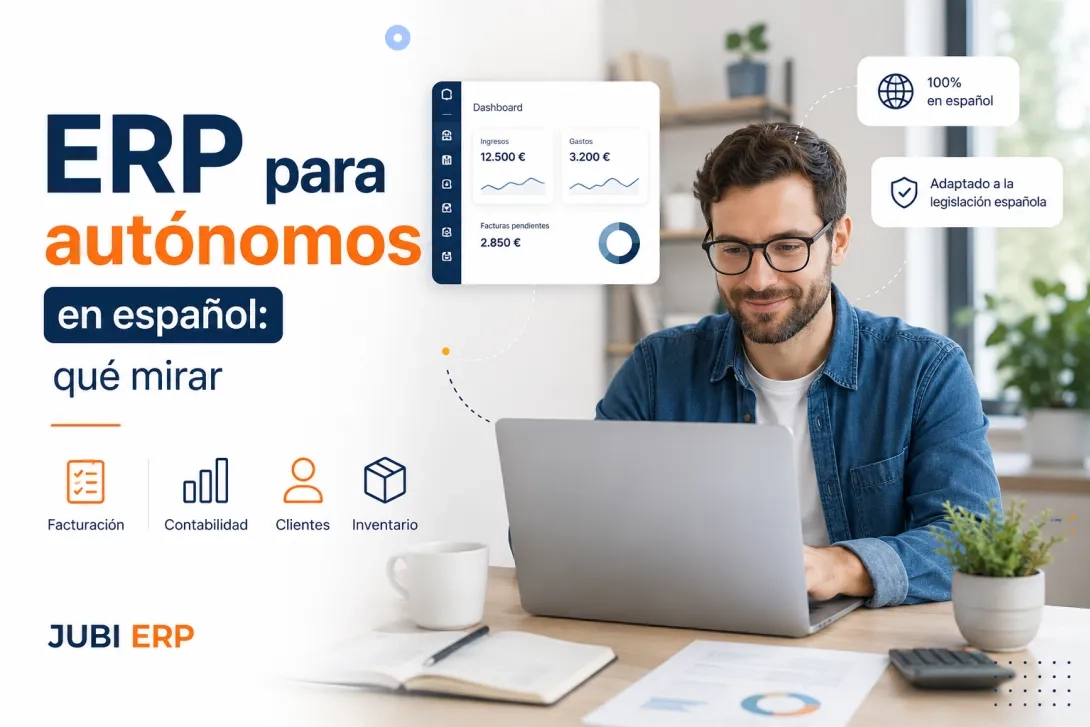 Autonomo mirando portatil