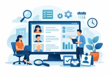 Pantalla de perfil de empleado