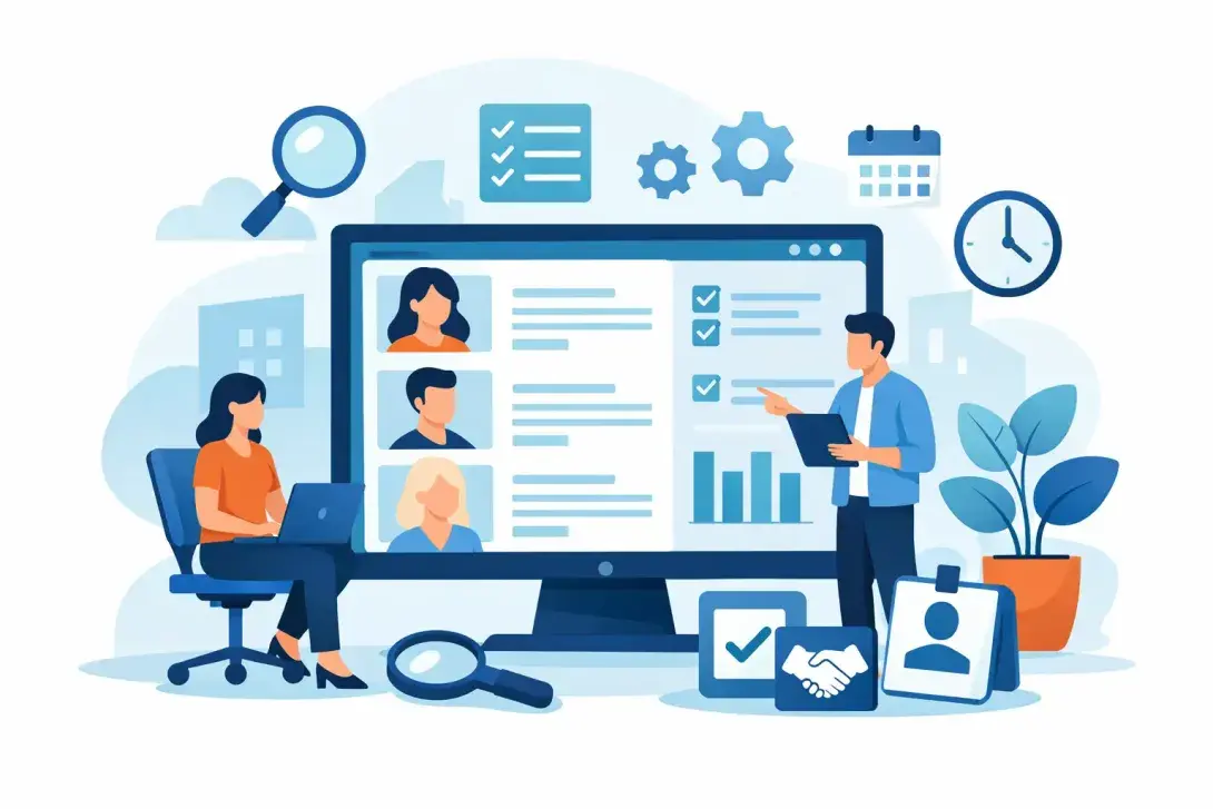 Pantalla de perfil de empleado