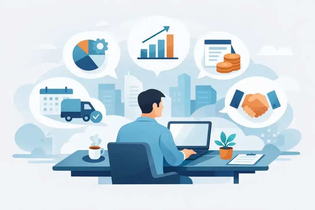 Persona en ordenador