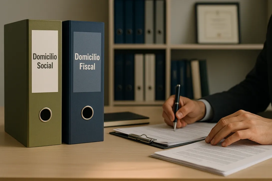 Domicilio social y fiscal: diferencias clave
